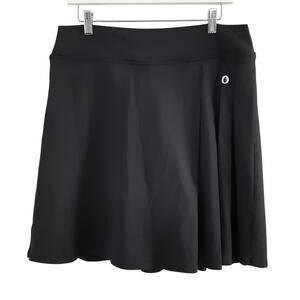 Dona Jo Black Tennis Skort Womens 3XL Golf Performance Skirt Athleisure Pockets
